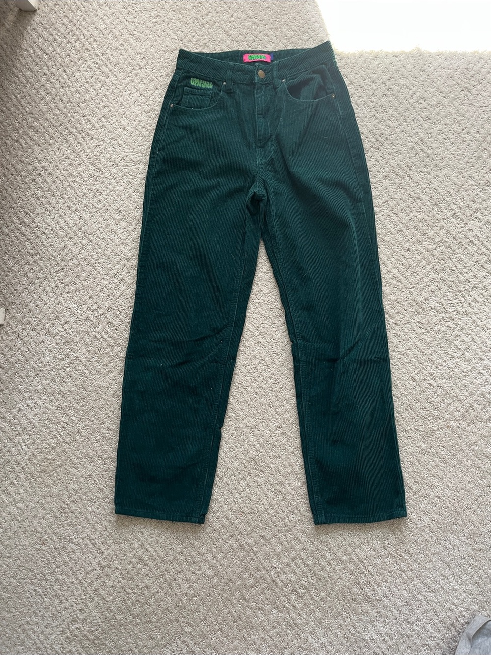 Empyre Women’s Forest Green Corduroy Pants